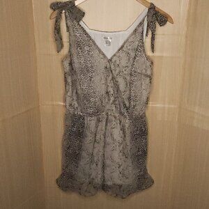 Venus Silky Animal Print Romper 12
